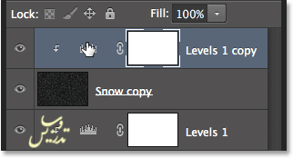 ایجاد افکت برف در فتوشاپ