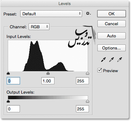 آموزش افزایش کیفیت تصویر در فتوشاپ با استفاده از autolevel