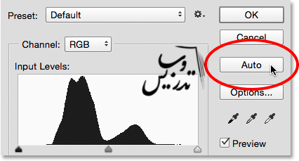 آموزش افزایش کیفیت تصویر در فتوشاپ با استفاده از autolevel
