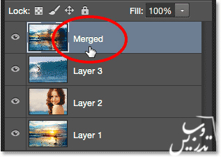 آموزش ترکیب لایه ها در فتوشاپ