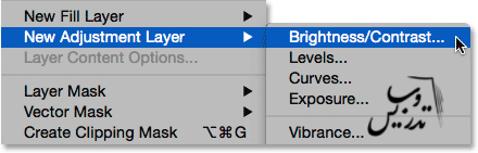 adding-a-brightness-contrast-adjustment-layer-in-photoshop