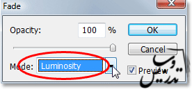 انواع ترکیبی لایه ها در فتوشاپ نوع ترکیبی luminosity