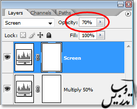  نوع ترکیبی لایه ی Screen در فتوشاپ