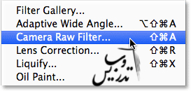 آموزش طراحی جلوه های رنگی جذاب با کمک فیلتر camera row در فتوشاپ