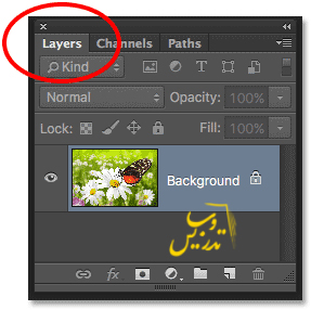 آموزش کار با  پنل لایه ها در فتوشاپ