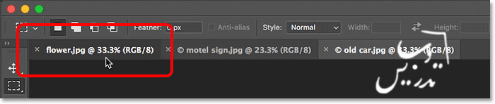 باز کردن عکس در فتوشاپ CC