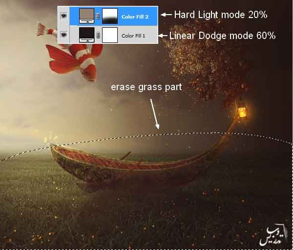 آموزش ایجاد یک منظره فانتزی در فتوشاپ