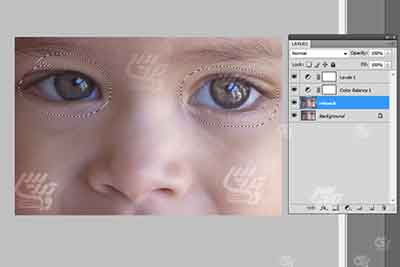 آموزش فتوشاپ شارپ کردن چشم ها همه تکنیک ها