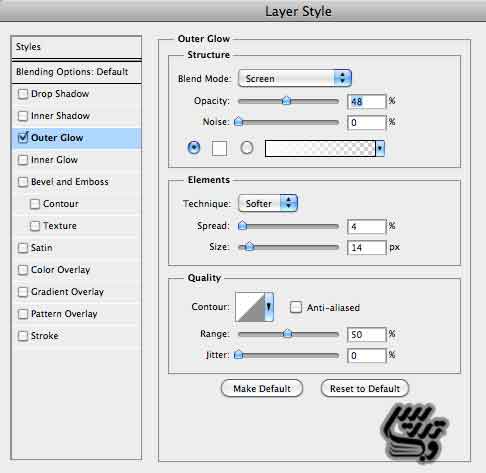 lightnint effect در فتوشاپ