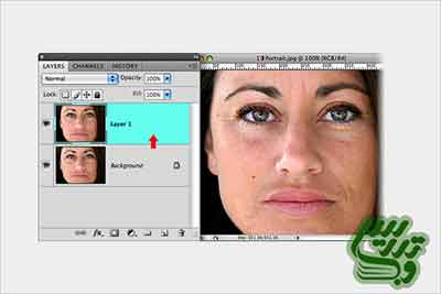 آموزش فتوشاپ روتوش سریع