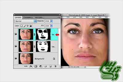 آموزش فتوشاپ روتوش سریع