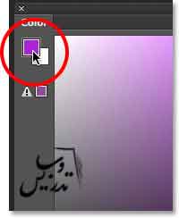 کار با پنل رنگ در فتوشاپ CC