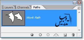 ایجاد انتخاب با ابزار Pen در فتوشاپ