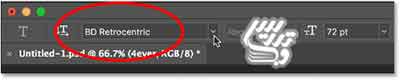 آموزش فتوشاپ تایپوگرافی رترو