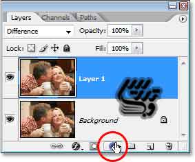 آموزش فتوشاپ نوع ترکیبی Difference