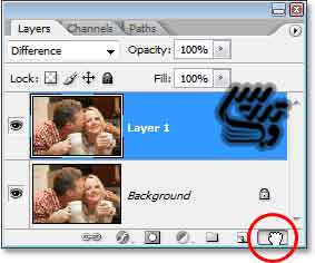 آموزش فتوشاپ نوع ترکیبی Difference